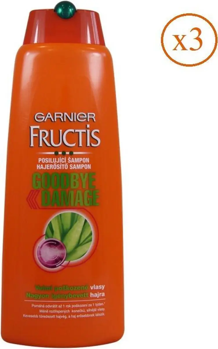 Garnier Goodbye Fructis Damage Shampoo 2400ml - 6x400ml