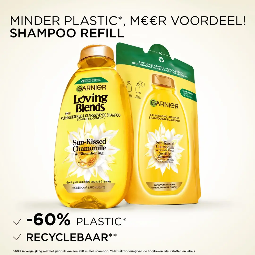 Garnier Loving Blends Kamille & Bloemenhoning Shampoo 250ml - 5 Stuks