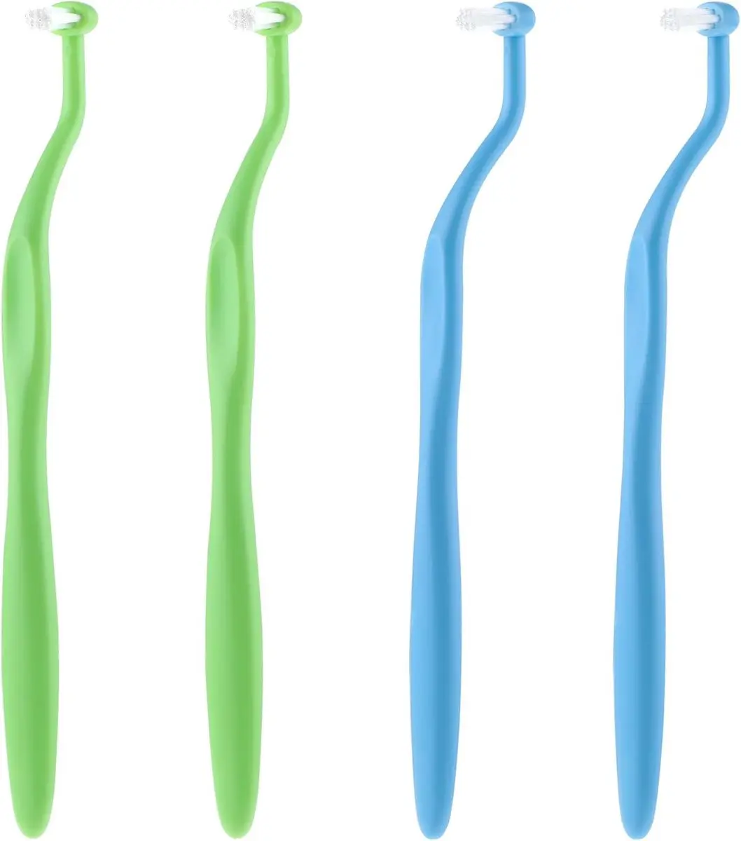 ECTEATOY Orthodontische Tandenborstel 4 Stuks