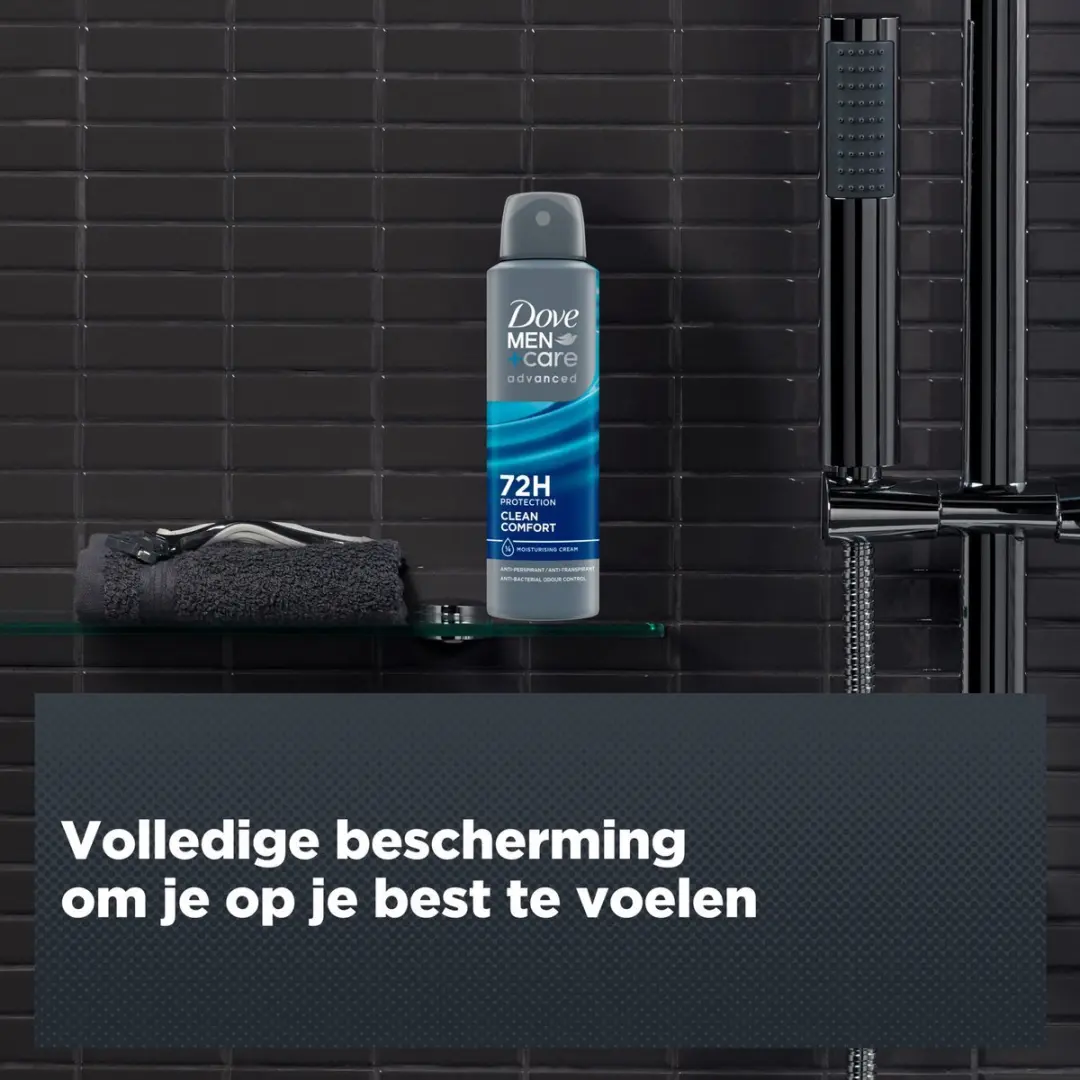 Dove Men+Care Clean Comfort 150ml - 5 Stuks