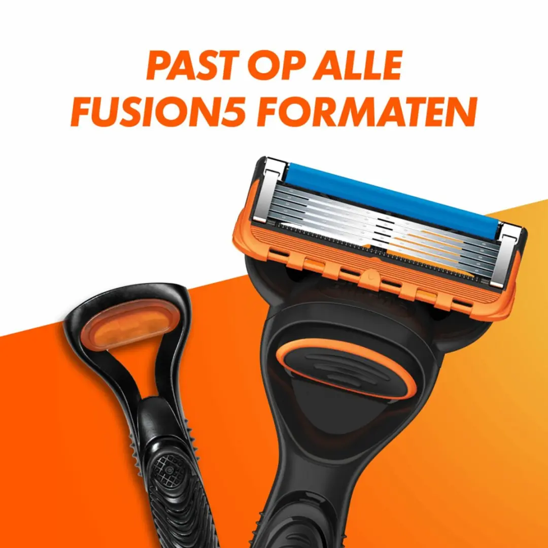 Gillette Fusion 5 Power Scheermesjes - 72 Stuks (6x12) - Blauw/Oranje/Zwart