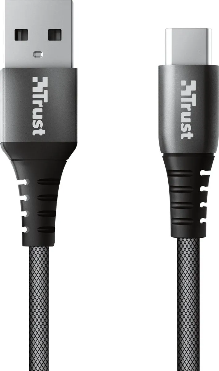 Trust Keyla USB naar USB-C Kabel 23571 - 1m - Zwart