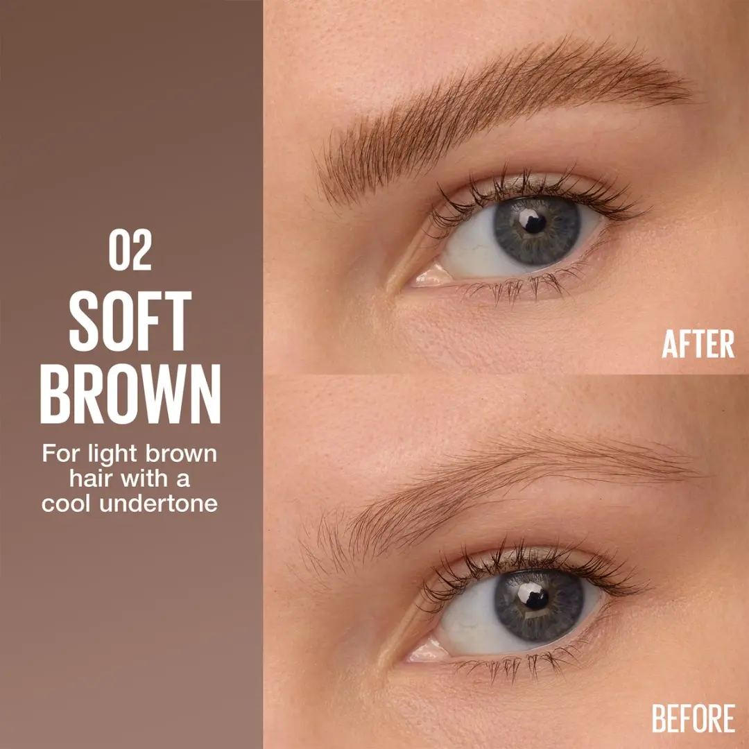 Maybelline Brow Inserts Wenkbrauw Multiplier 2 Brown - 1,25ml