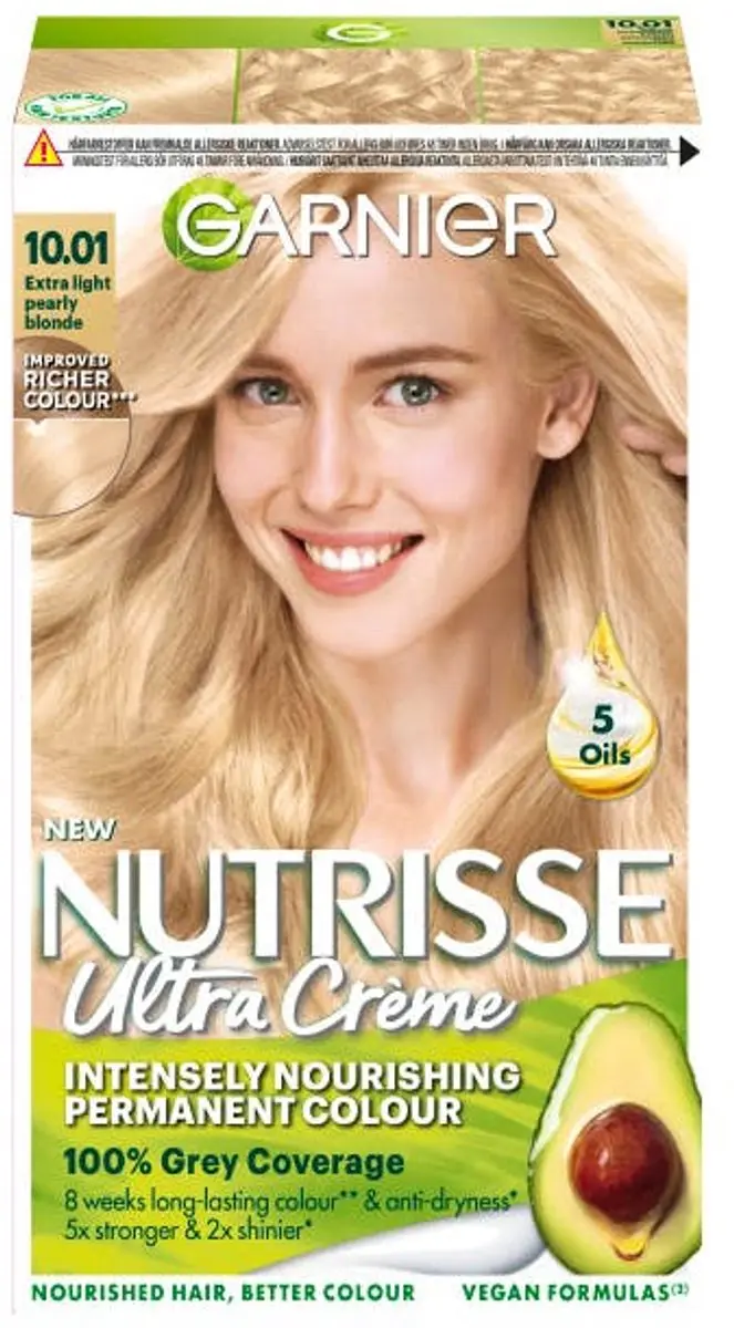 Garnier Nutrisse Crème Extra Licht Blond 10.1A - 3x480ml