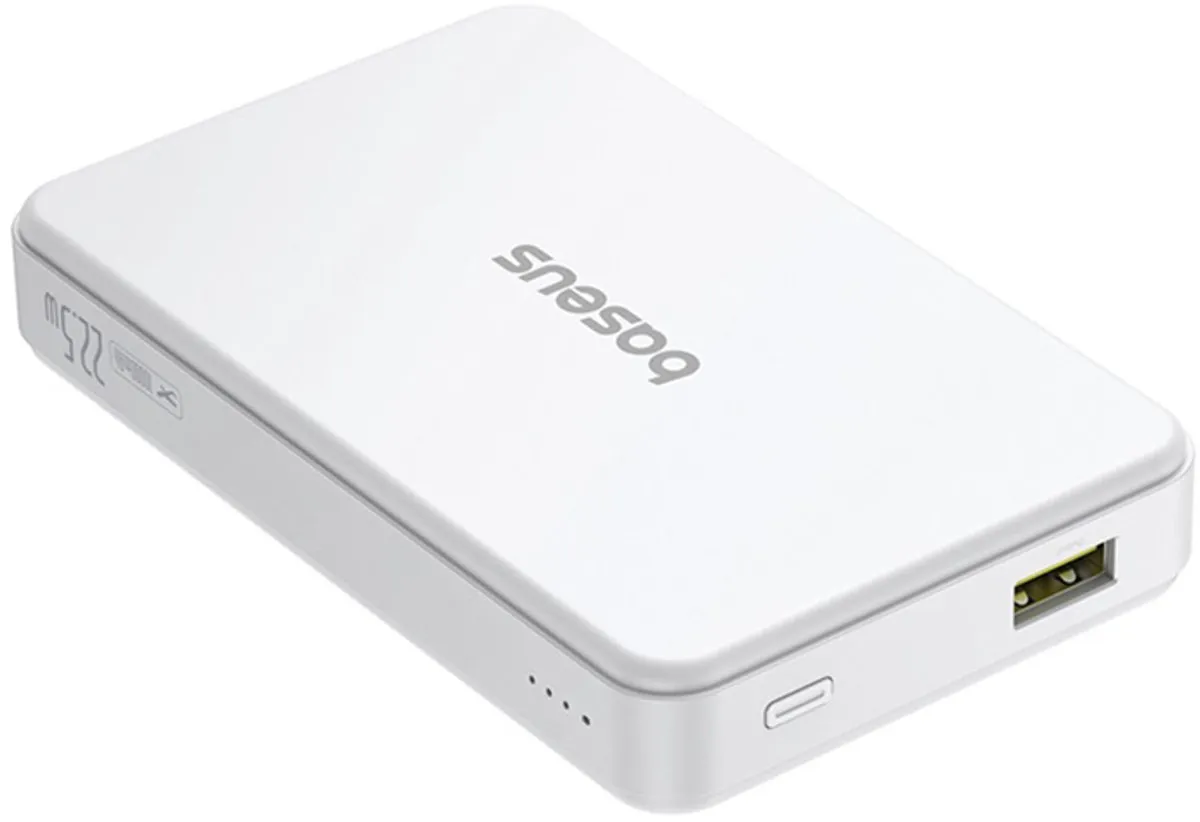 Baseus Airpow 10.000mAh Powerbank - Wit - 22,5W - afbeelding 6 van 6