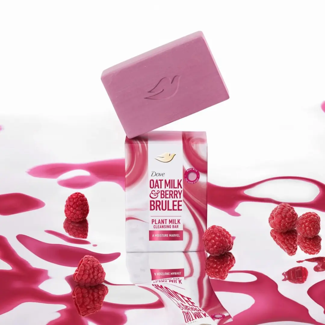 Dove Plant Milk Zeep Oat & Berry Brulee 140g