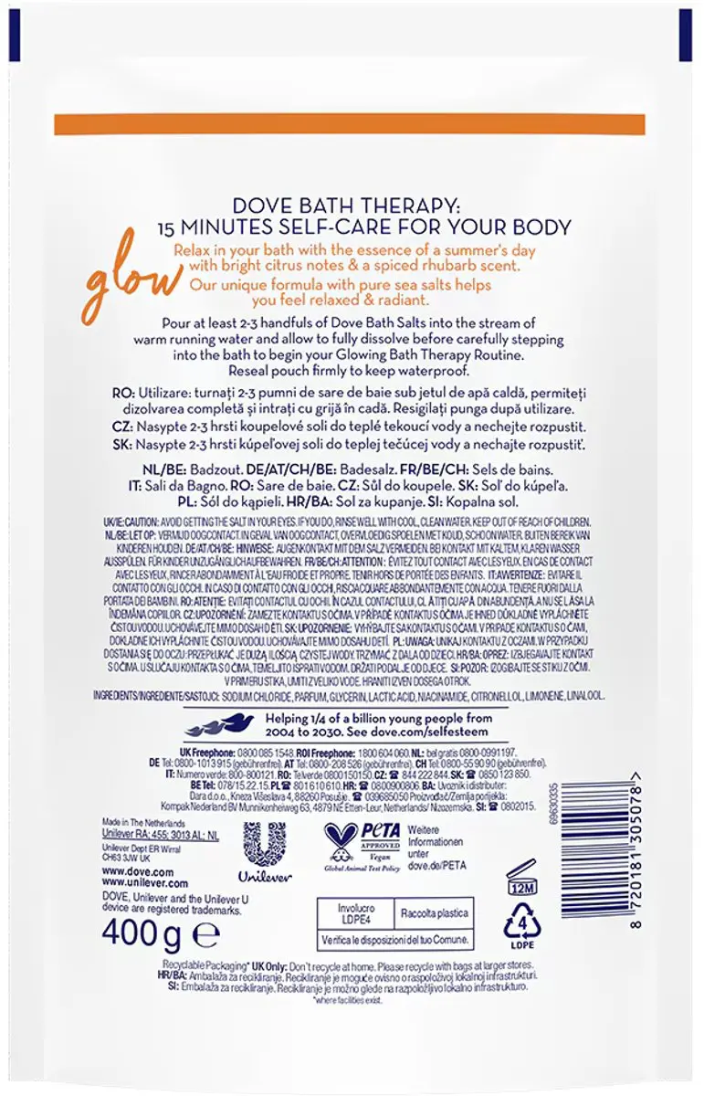 Dove Badzout Glow 400g