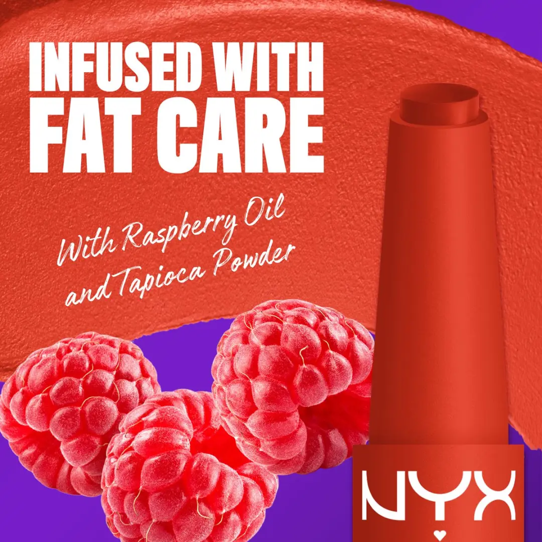 NYX Professional Makeup Fat Matte Lipstick Comfy Caramel - 3.5ml