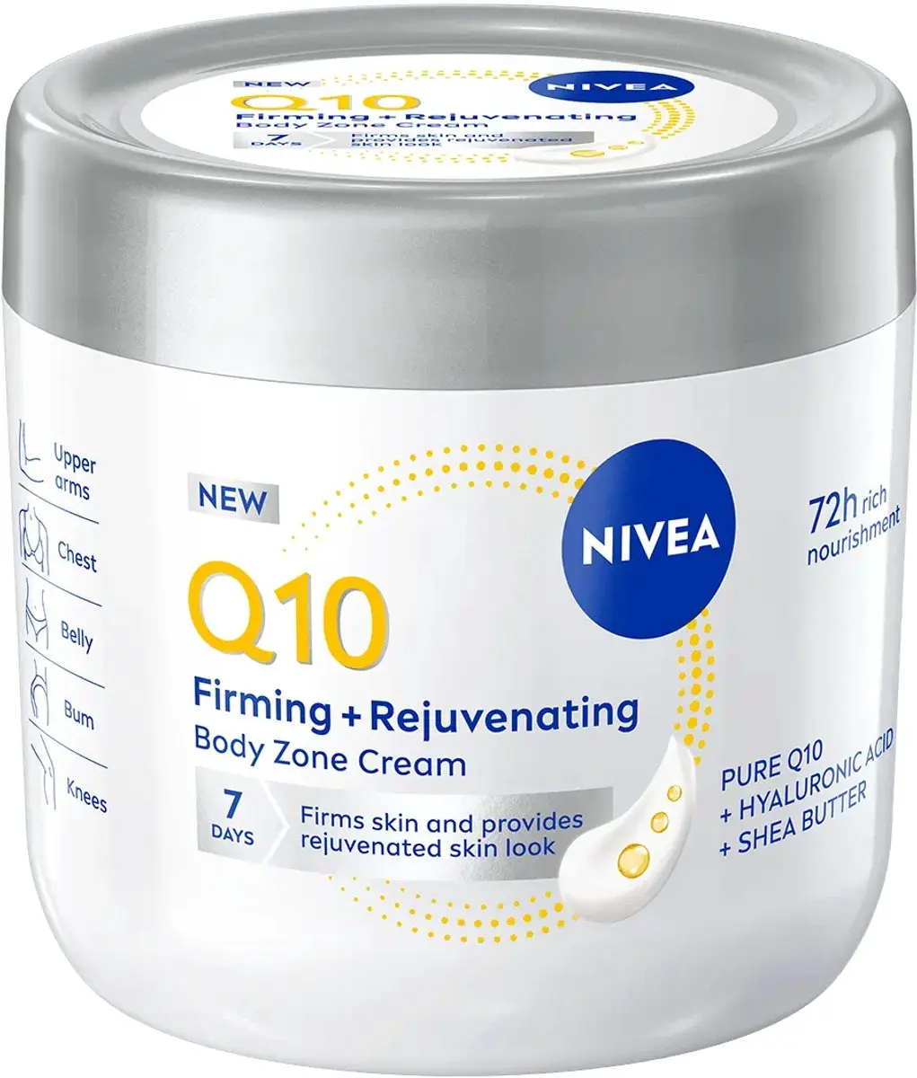 NIVEA Q10 Firming + Rejuvenating Body Cream 400ml