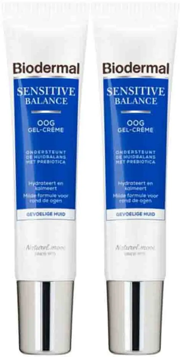 Biodermal Sensitive Balance Oogcrème - 2x15ml