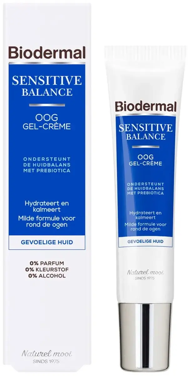 Biodermal Sensitive Balance Oogcrème - 2x15ml