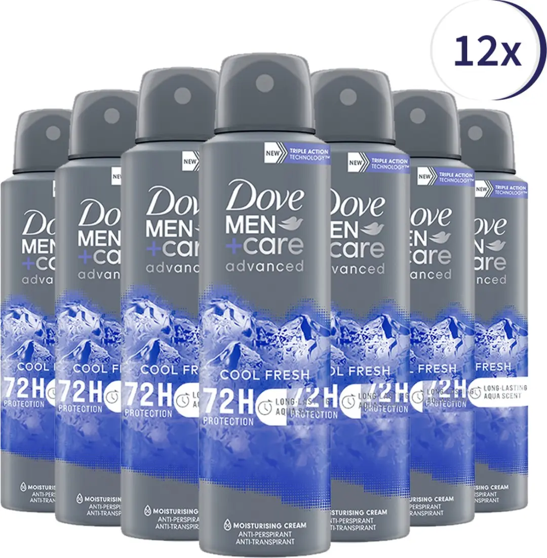 Dove Men+Care Cool Fresh Deodorant - 12x150ml