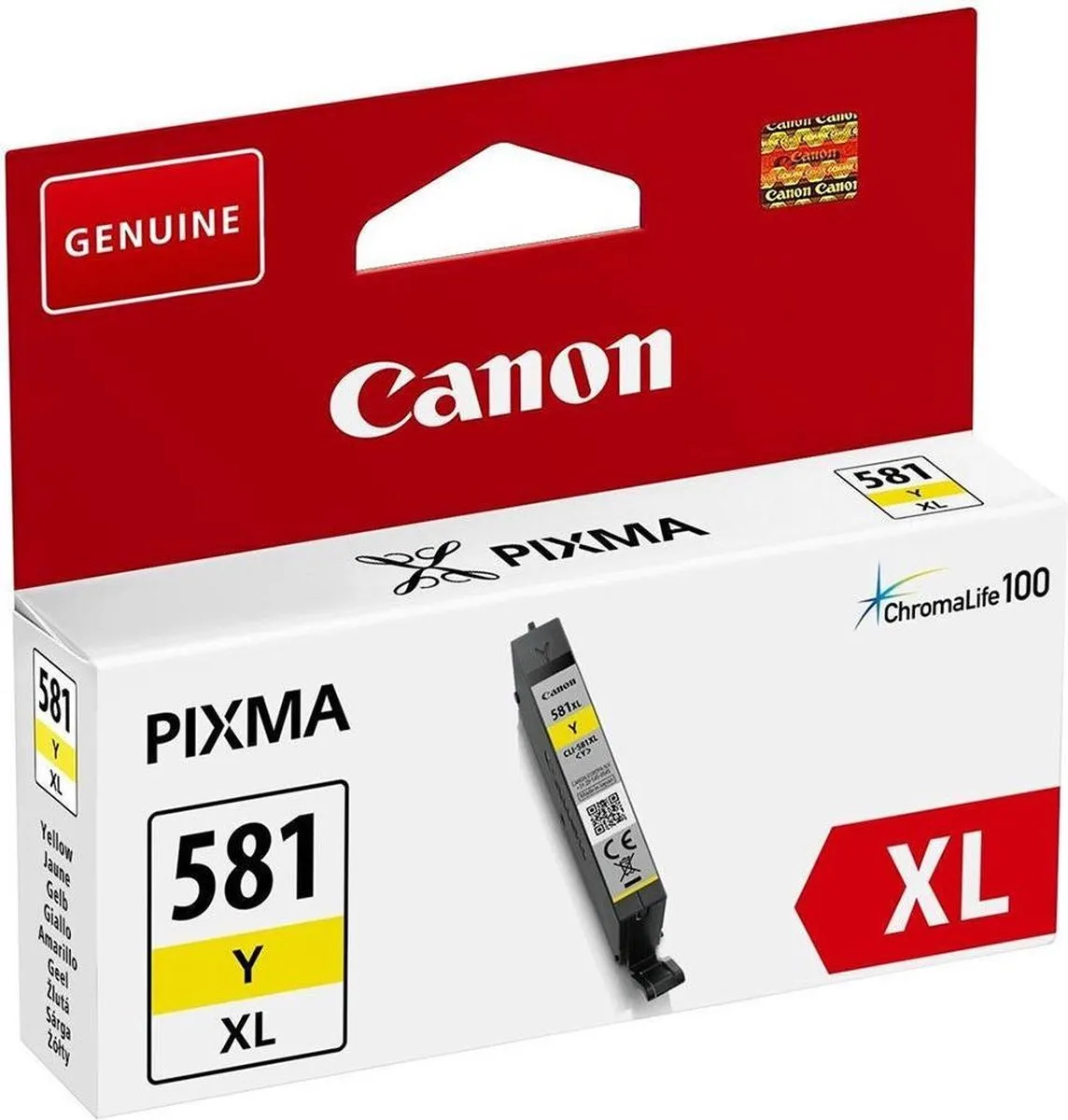 Canon CLI-581Y XL Inktcartridge Geel - 700 pagina's