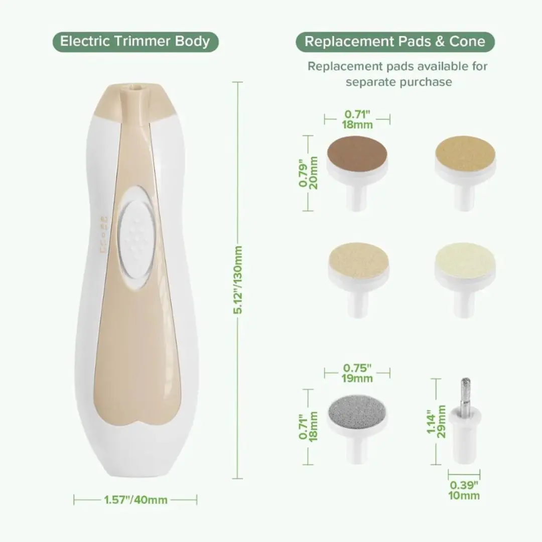Haakaa Elektrische Baby Nagelverzorgingset - Mint