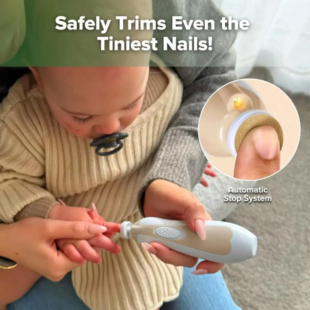 Haakaa Elektrische Baby Nagelverzorgingset - Mint