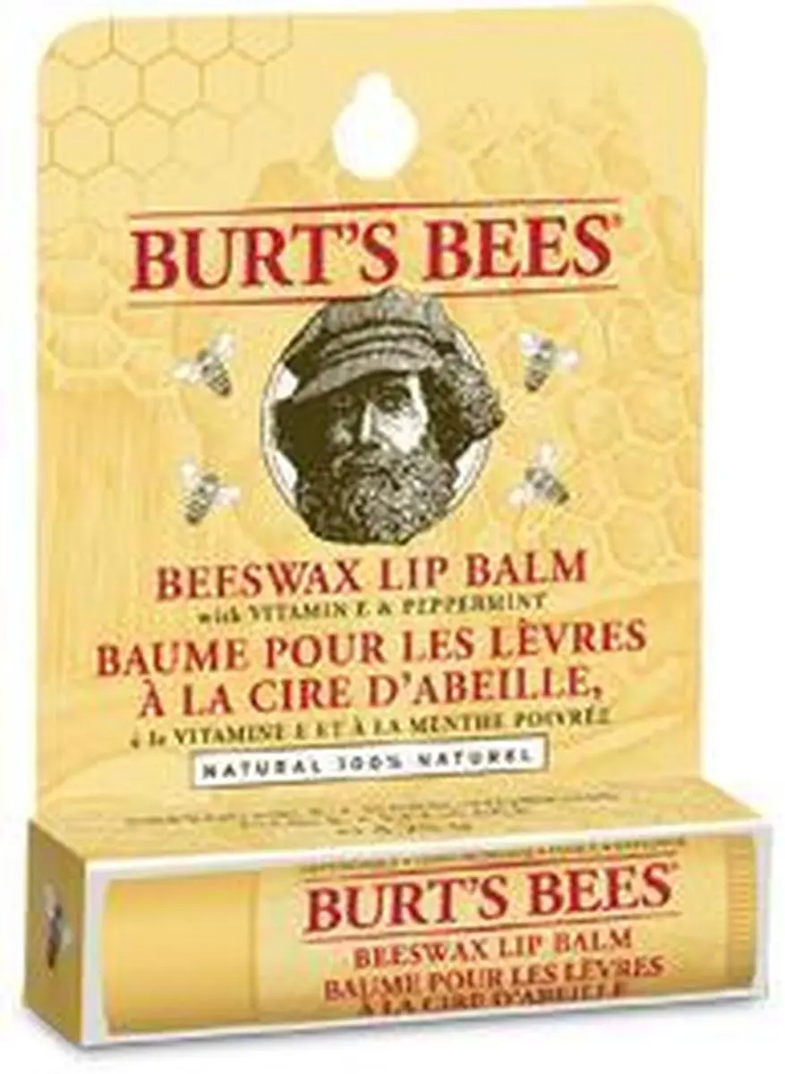 Burt's Bees Lippenbalsem Beeswax 4.25ml - Geel