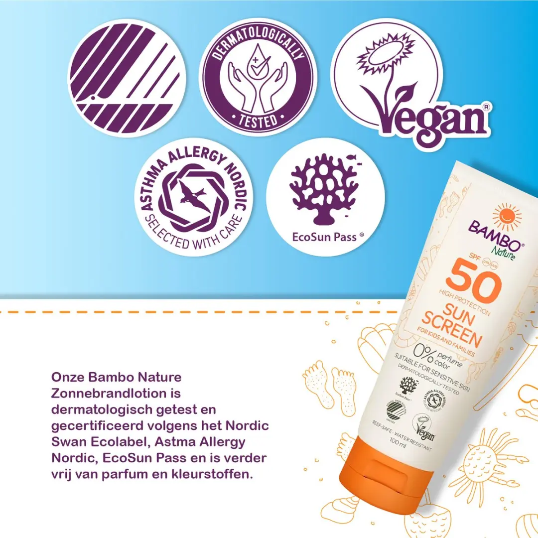 BAMBO Nature Zonnebrandlotion 50 SPF - 100ml