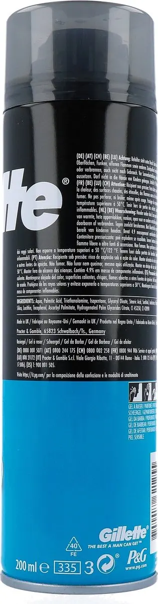 Gillette Gevoelige Huid Scheergel 200ml