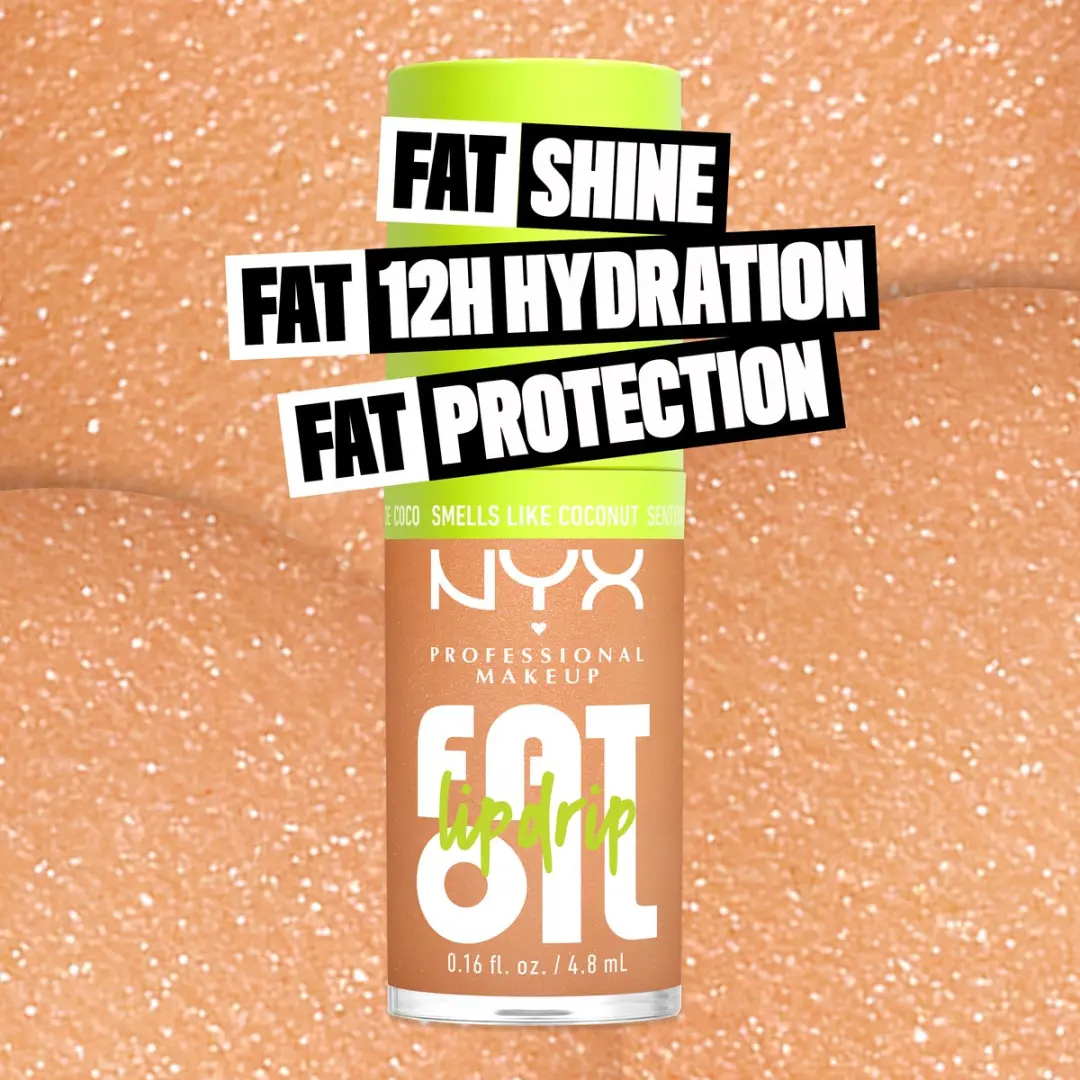 NYX Fat Oil Lip Drip Gloss Coconut Cutie - 4.8ml