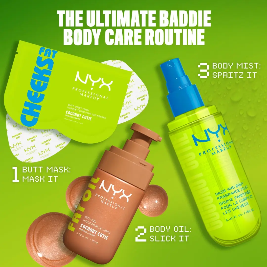 NYX Professional Makeup Hair & Body Fragrance Mist Coconut Cutie - 80ml