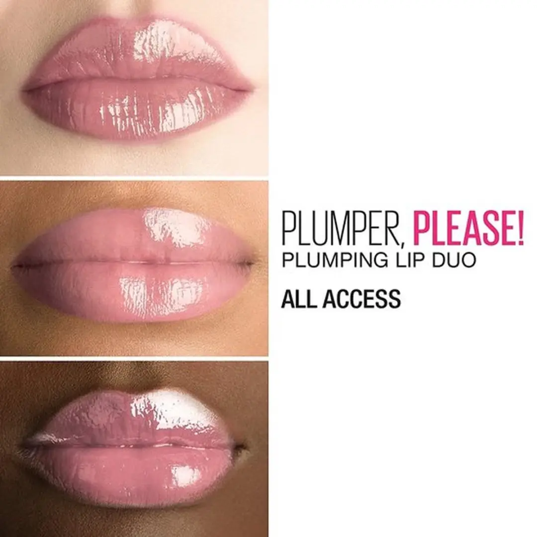 Maybelline Plumper Please! Shaping Lip Duo 210 All Access - 4ml - Roze