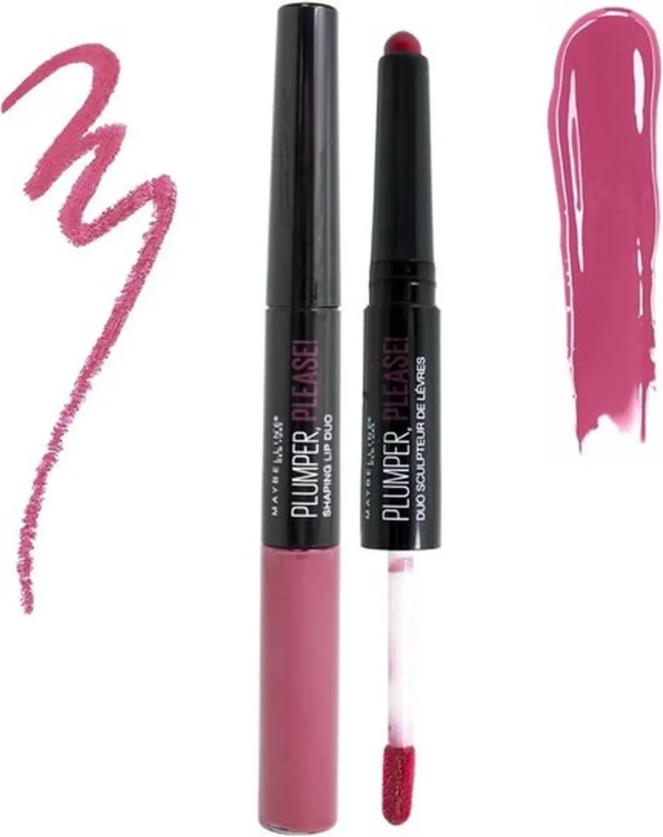 Maybelline Plumper Please! Shaping Lip Duo 210 All Access - 4ml - Roze