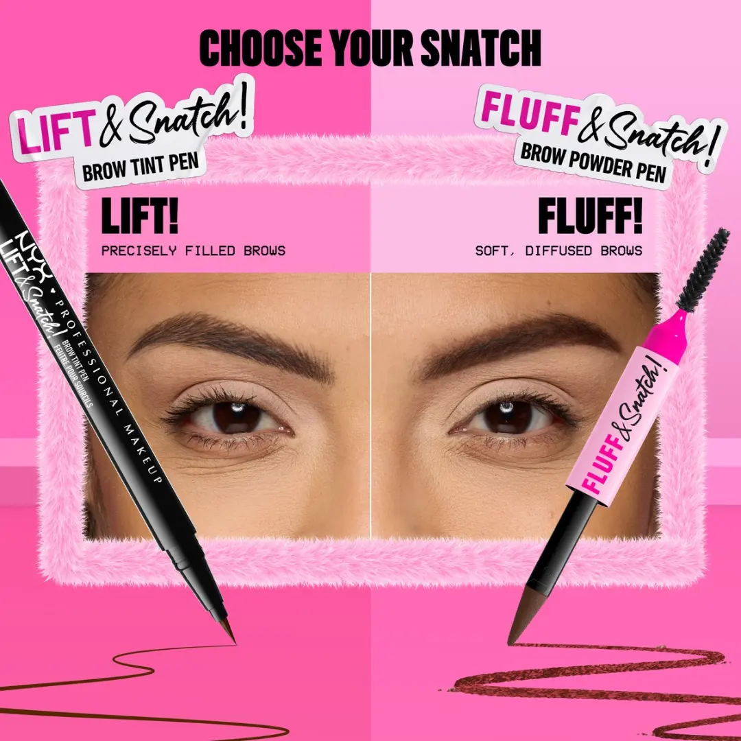 NYX Professional Makeup Fluff & Snatch! Brow Powder Pen Ash Blonde 0.5g