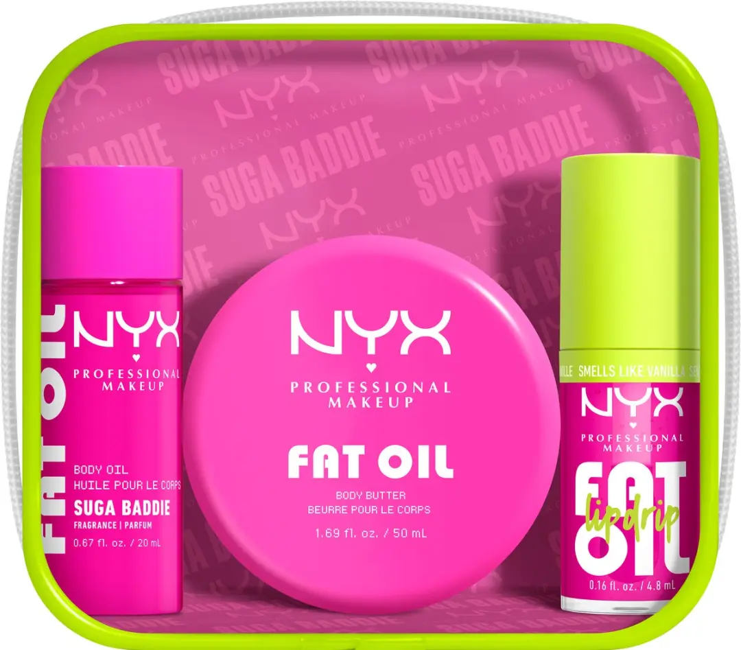 NYX Professional Makeup Fat Oil Lip & Body Kit Suga Baddie