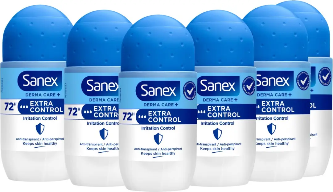 Sanex Derma Care Extra Control 72h Anti-transpirant Roller