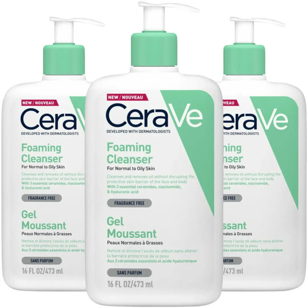CeraVe Foaming Cleanser - 3x473ml