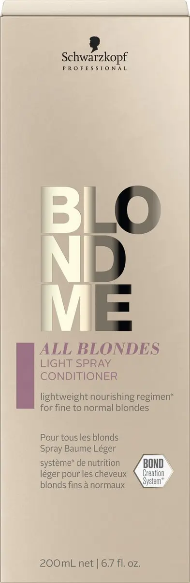 Schwarzkopf Blond Me Light Spray Conditioner 200ml