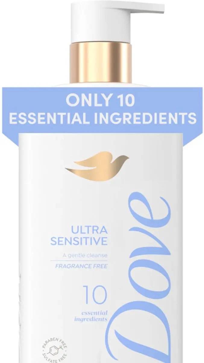 Dove Fragrance Free Body Wash 547ml
