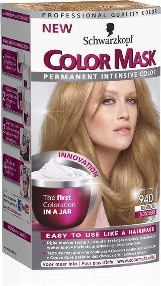 Schwarzkopf Color Mask 940 Beigeblond 140ml