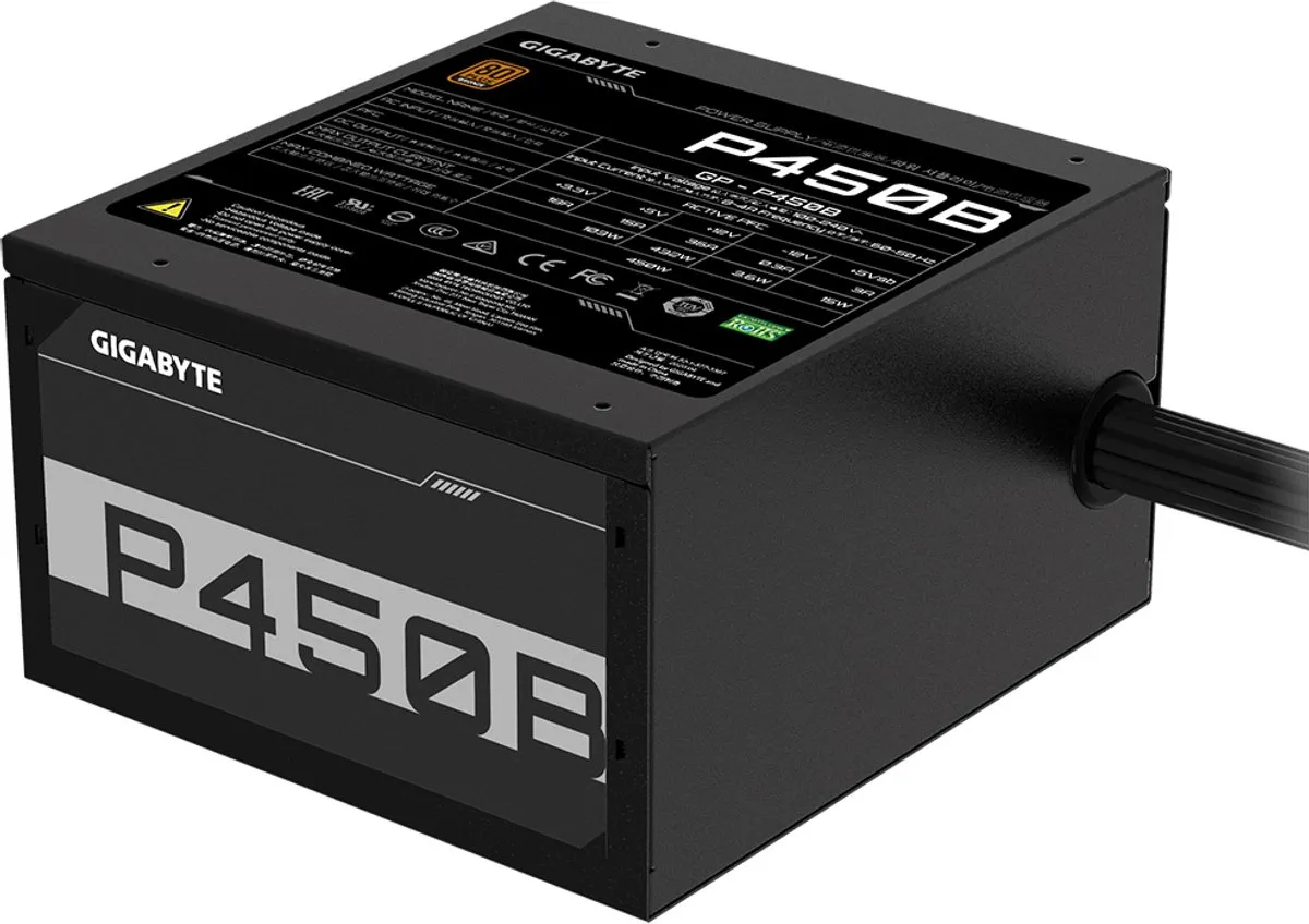 Gigabyte P450B Voeding - 450W - Zwart