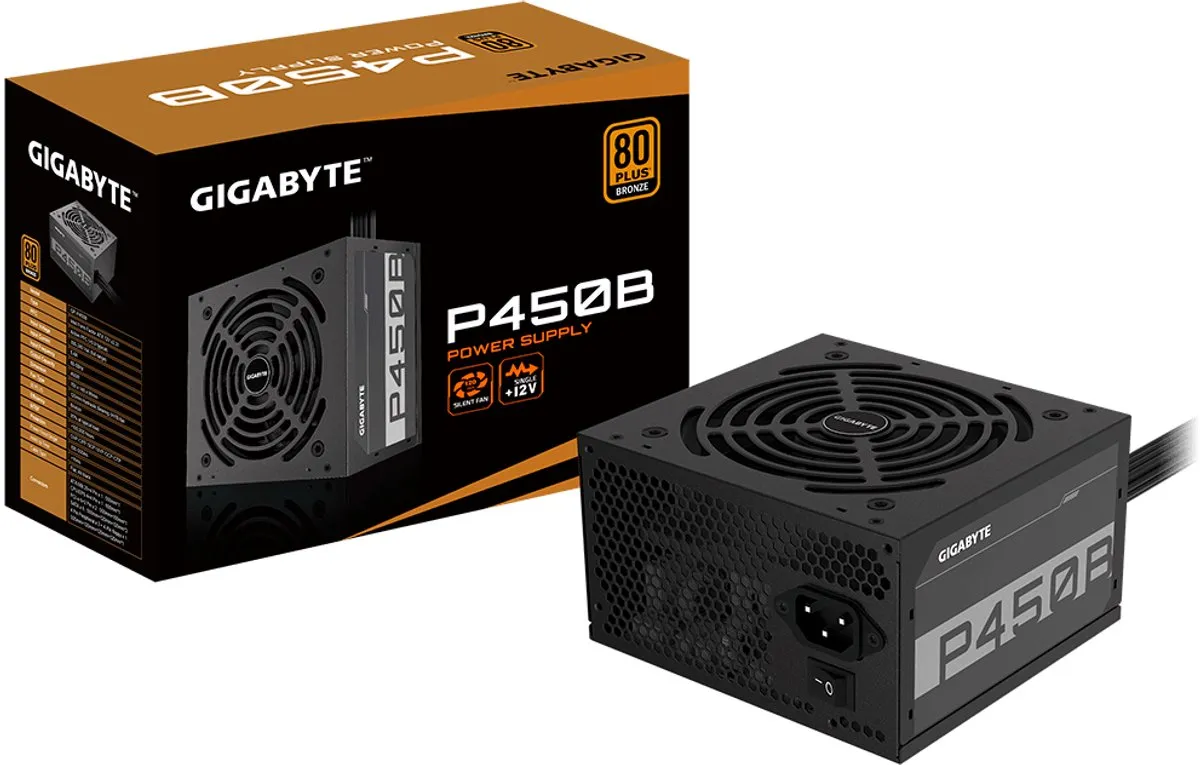 Gigabyte P450B Voeding - 450W - Zwart