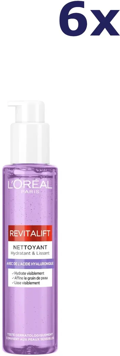L'Oréal Paris Skin Revitalift Gezichtsreiniger Hyaluronzuur 150ml