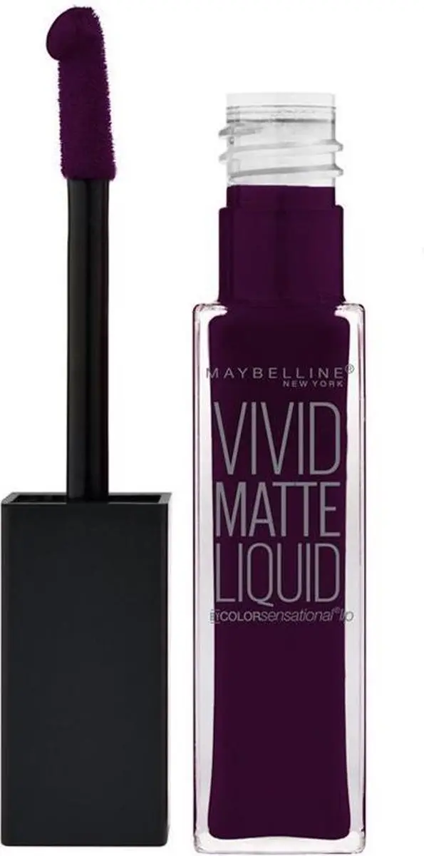 Maybelline Color Sensational Vivid Matte Lipgloss 45 Possessed Plum - 8ml