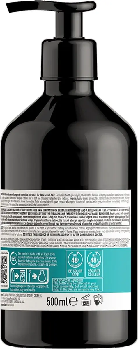 L'Oréal Paris Chroma Crème Green Dyes Shampoo 500ml