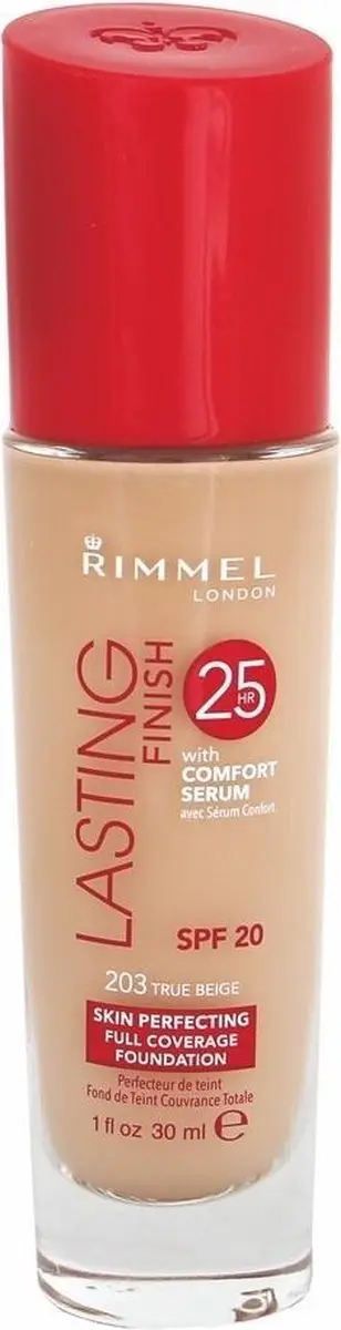 Rimmel London Lasting Finish 25 HR Foundation 203 True Beige - 30ml