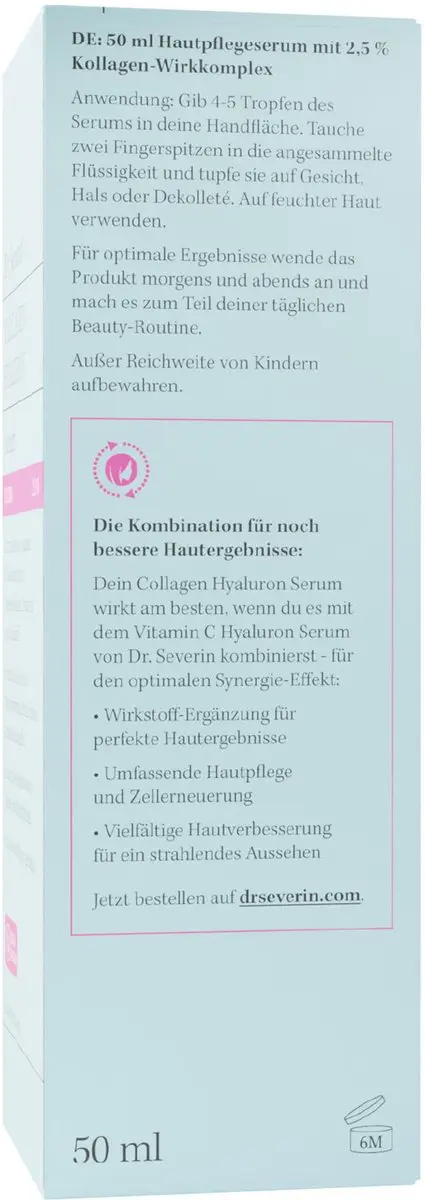 Severin Collagen Hyaluron-Serum 50ml - afbeelding 6 van 6