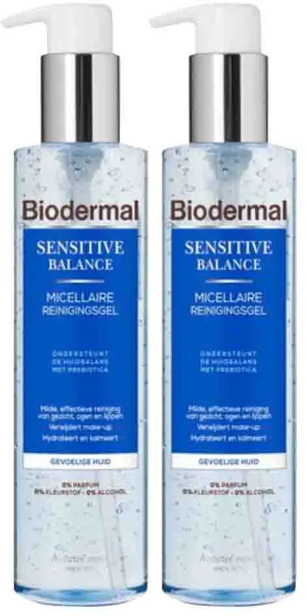 Biodermal Sensitive Balance Micellair Reinigingsgel 2x200ml