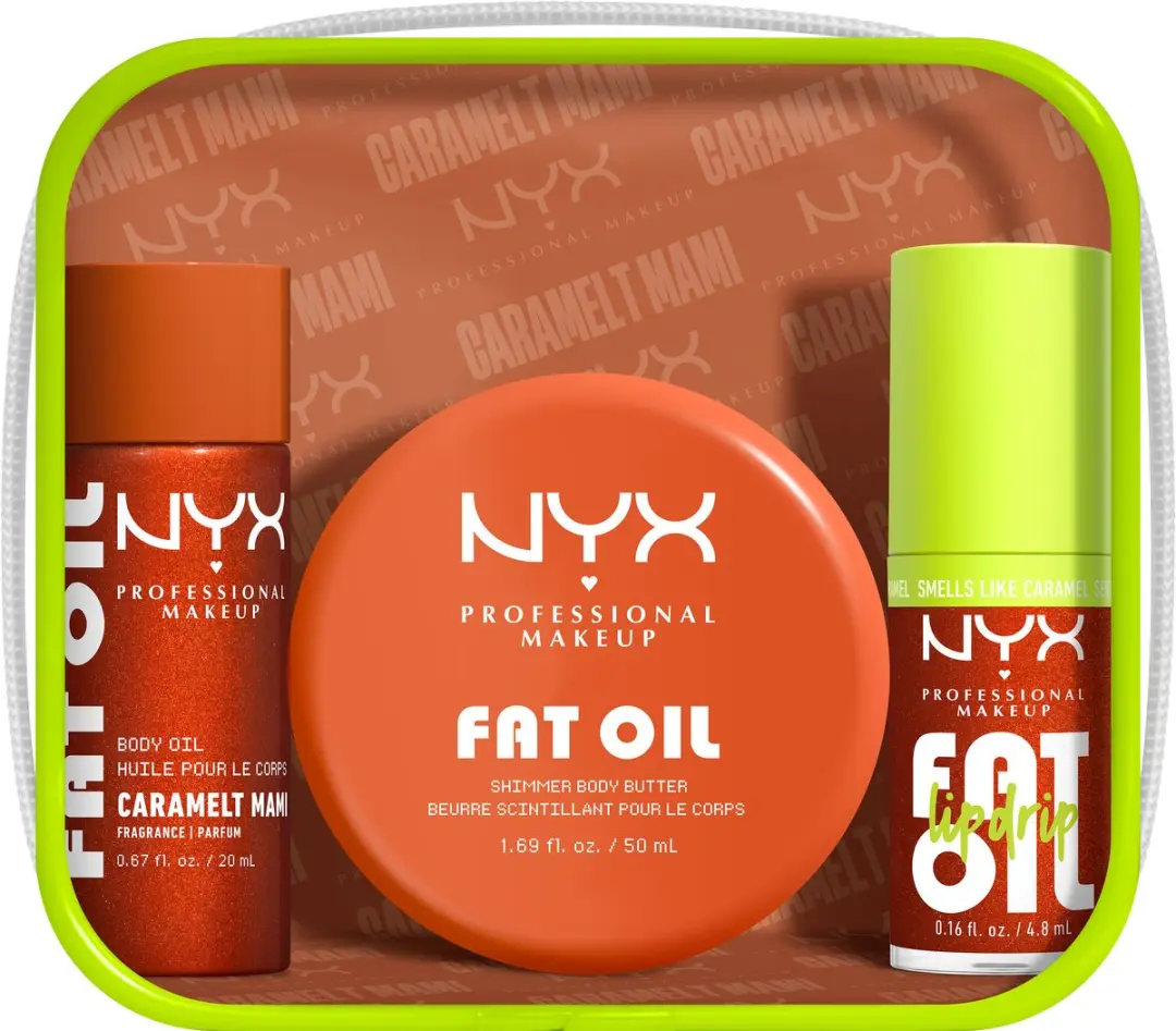 NYX Professional Makeup Fat Oil Lip & Body Kit Caramel Mami