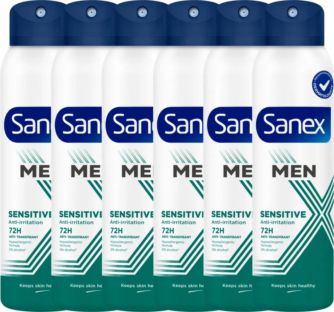 Sanex Men Sensitive 72H Anti-Transpirant Spray