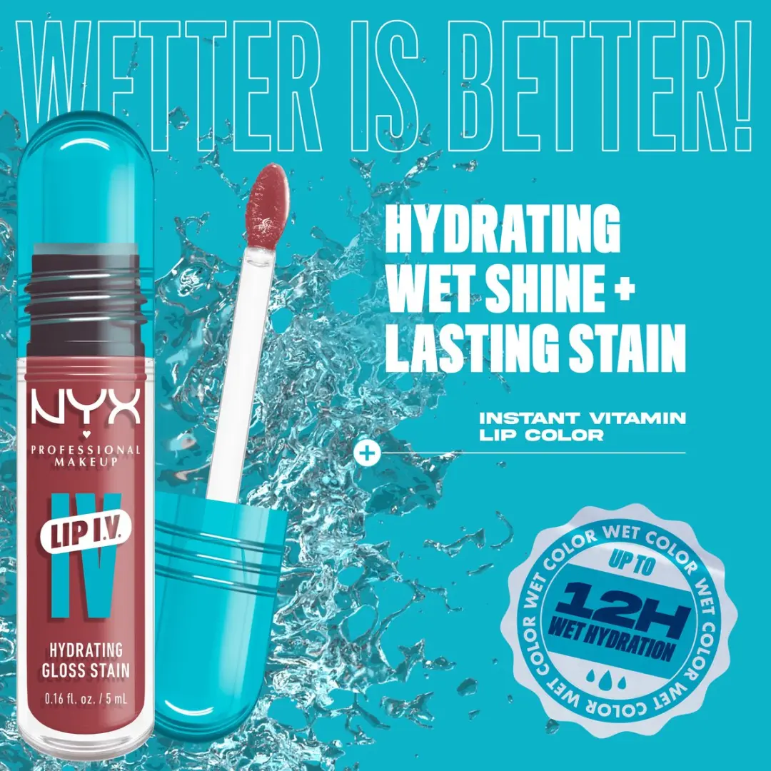 NYX Professional Makeup Lip IV Cherry Drenched Hydraterende Lipgloss 5ml