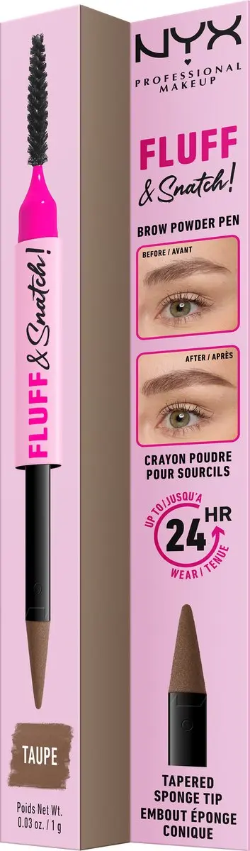 NYX Professional Makeup Fluff & Snatch! Brow Powder Pen Taupe