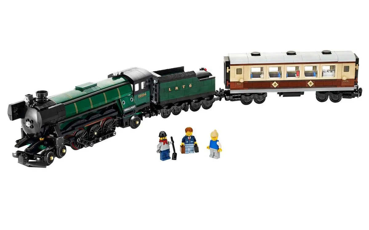 LEGO Emerald Night Train 10194 - 1085 Stukken - afbeelding 2 van 6