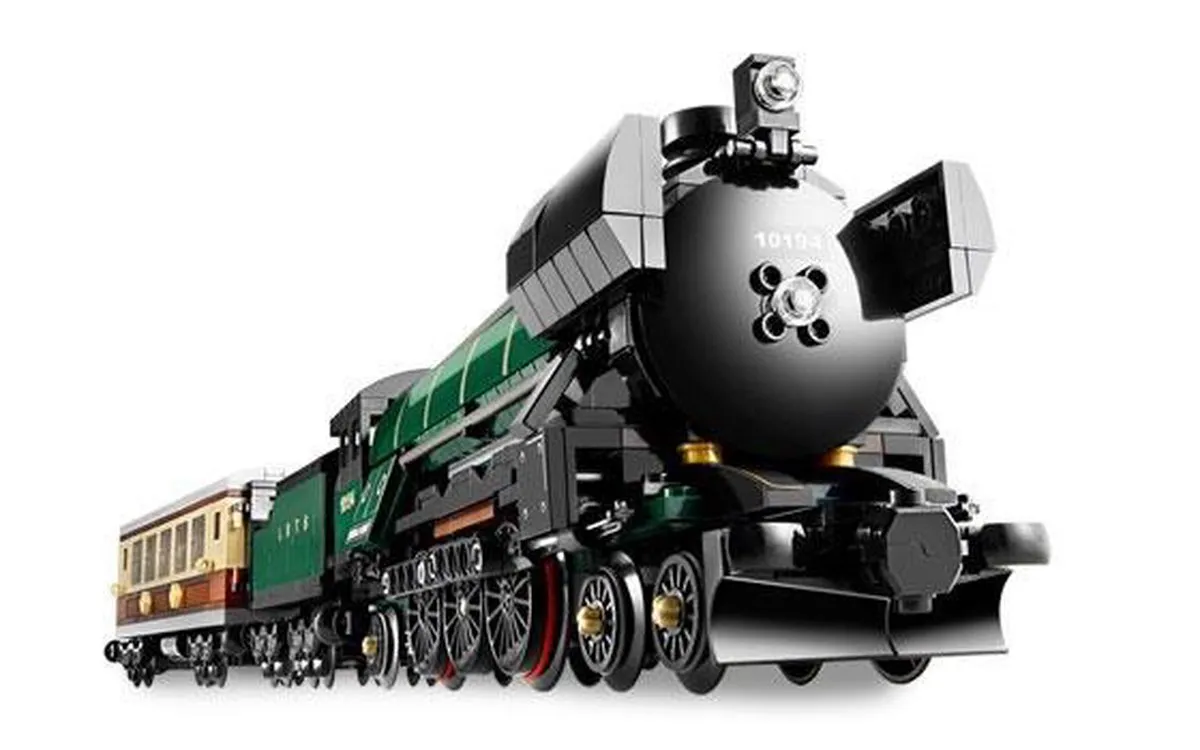 LEGO Emerald Night Train 10194 - 1085 Stukken - afbeelding 4 van 6