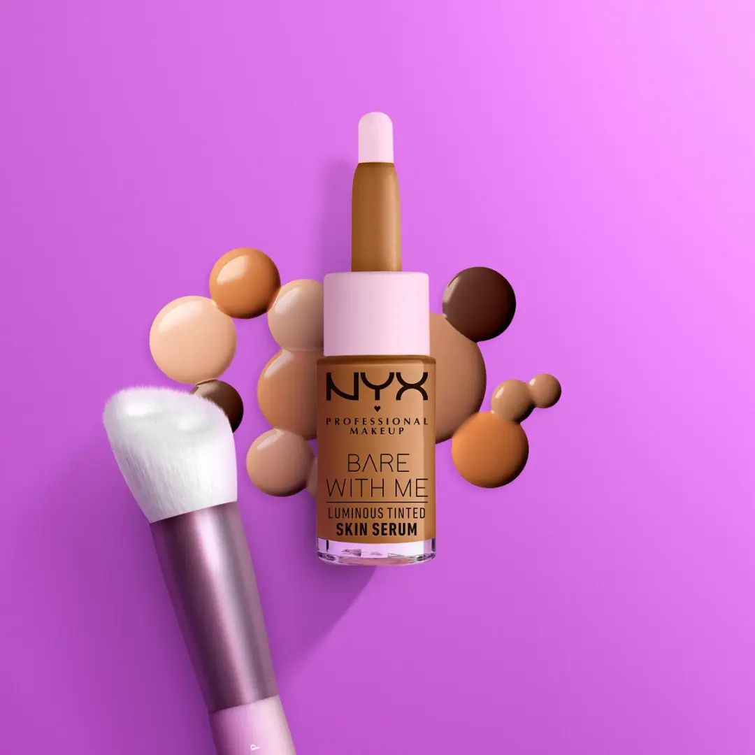 NYX Bare With Me Shroombiotics Serum Brush - Roze