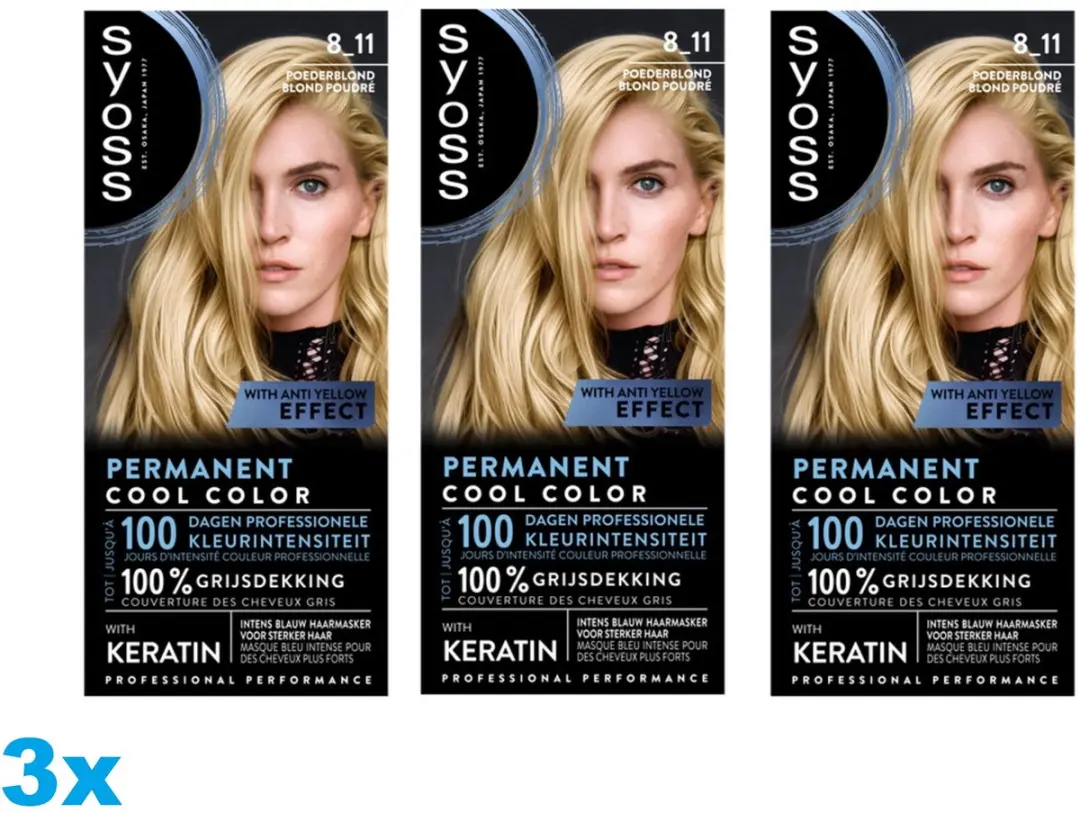 SYOSS Permanent Haarkleuring Poederblond 345ml