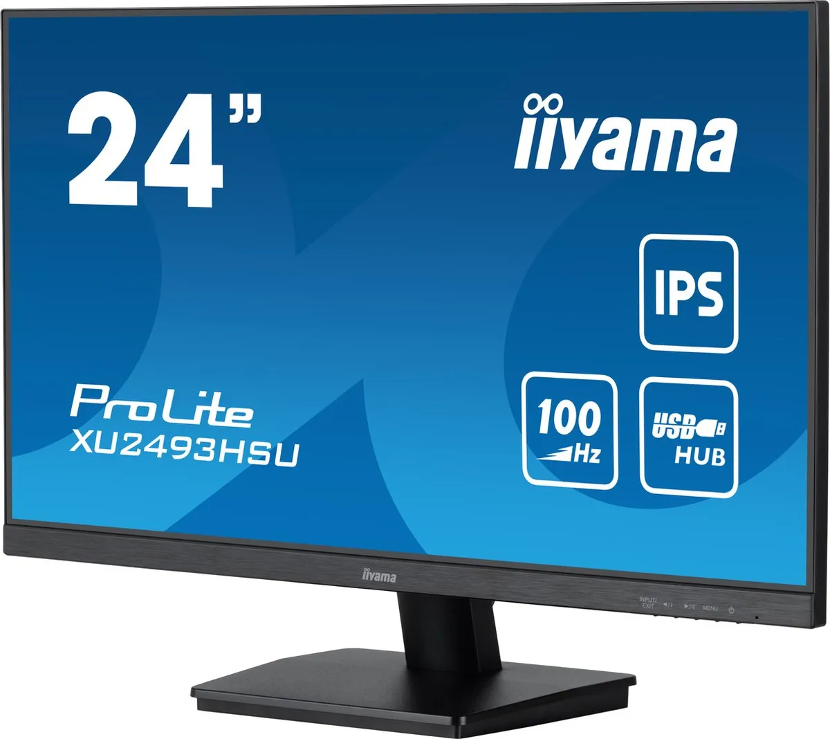 iiyama ProLite XU2493HSU-B7 Monitor 24" Full HD IPS - Zwart
